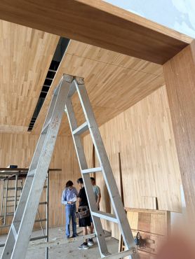 2.25 × 18.4 cm × 8尺｜刨光｜原始林木節材