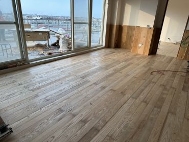 北美梣木 ASH（白臘木）｜FAS 等級｜企口地板(NG特價品)