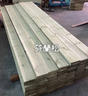 歐洲紅松|2.2 × 19.5 × 360 cm｜ACQ原裝防腐｜US1級景觀材