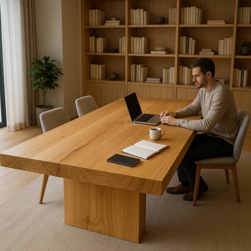 寮國檜木原木板 | 香杉x實板｜厚6x寬70x長130cm