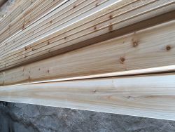 內壁材 側柏企口板- 14X1.2CM  8~12尺