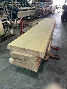 厚 7.5 cm × 長 400 cm × 寬 50～75 cm（隨機出貨）｜自然邊｜百年杉木原木